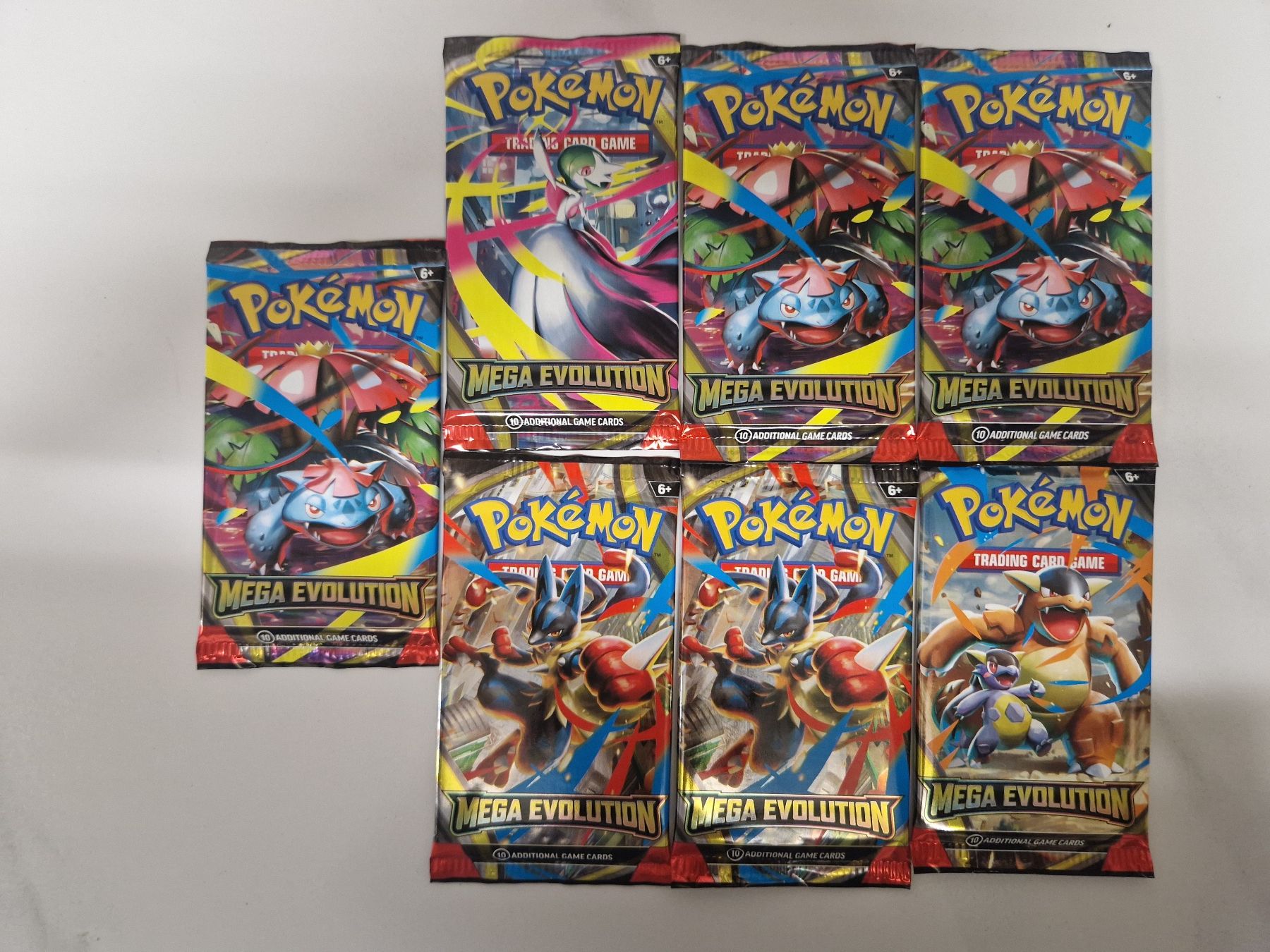 Pokémon Carte collezionabili: 7x Pokémon Mega Evolution – Booster EN – Nuovo e nell'imballaggio originale da Kallnach venduto da yinginho