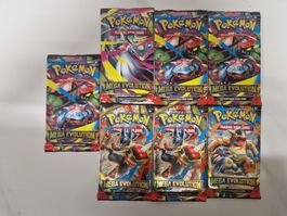 7x Pokémon Mega Evolution – Booster EN