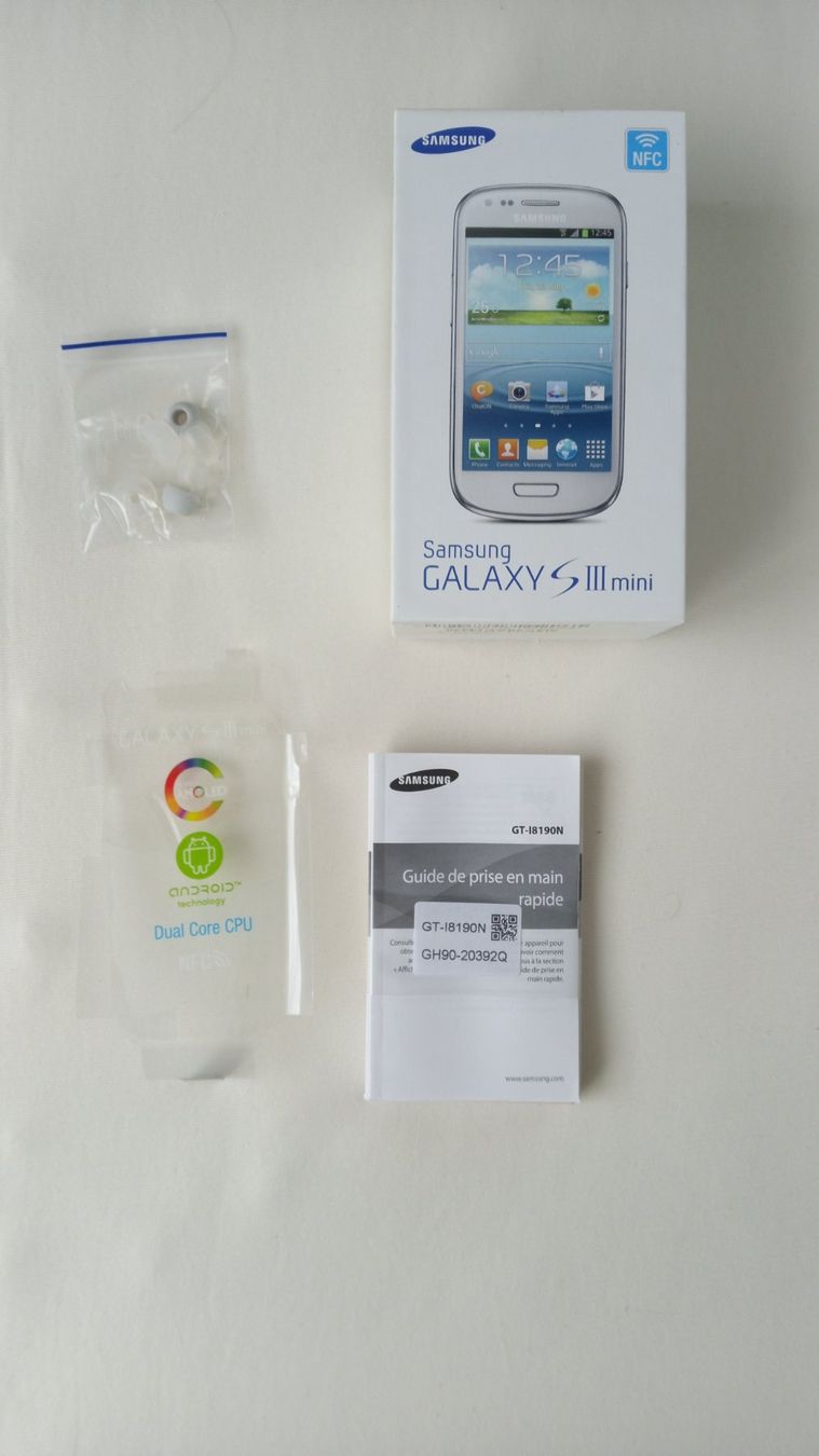 Samsung Handys / Smartphones: Samsung Galaxy s3 mini Schachtel – Gebraucht aus Pfungen von pegbob