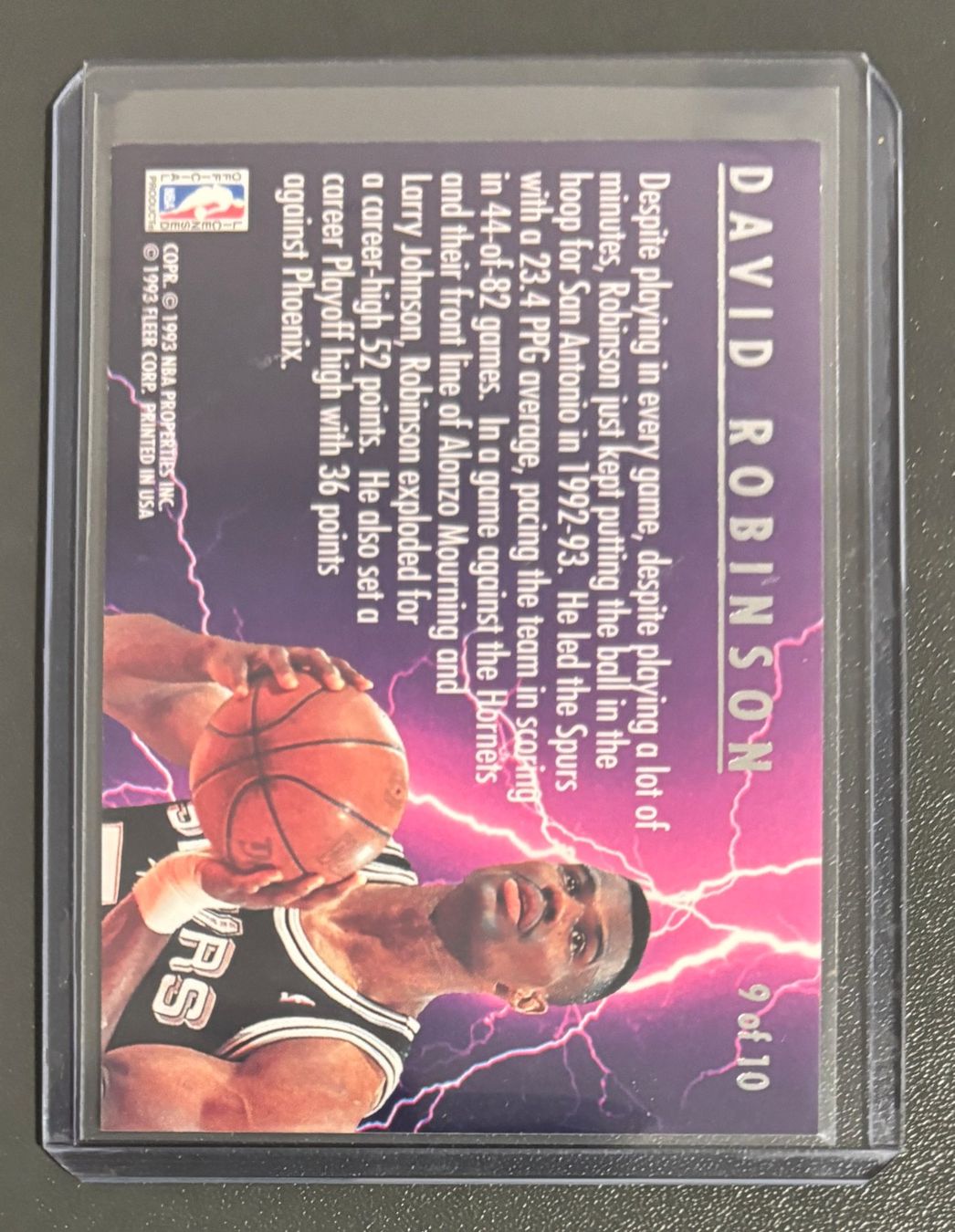 Nba Carte collezionabili: NBA David Robinson 1993-94 Ultra Scoring Kings Insert Card – Nuovo (secondo la descrizione) da Muri b. Bern venduto da winningloser 1