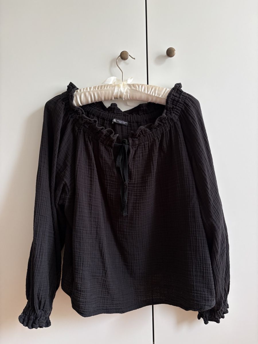 Zara Camicette: Schwarze Bluse, Zara, XS – Usato da Zürich venduto da Sera.13
