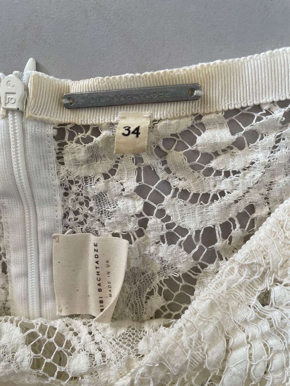 Röcke: Bibi Bachtadze Rock mit Spitze, beige, Gr. XS – Gebraucht aus Brugg AG von Elle_1 3