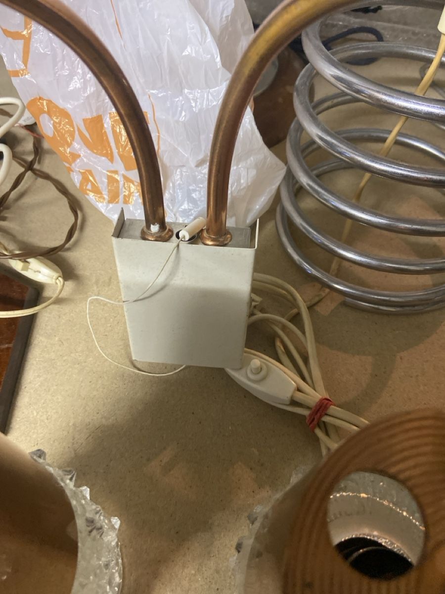 Lampade: Schicke Kupfer Wandlampe – Usato da Oberwil BL venduto da hr237 2