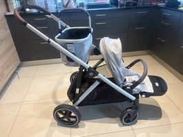 Poussette double Cybex gazelle S + accessoires