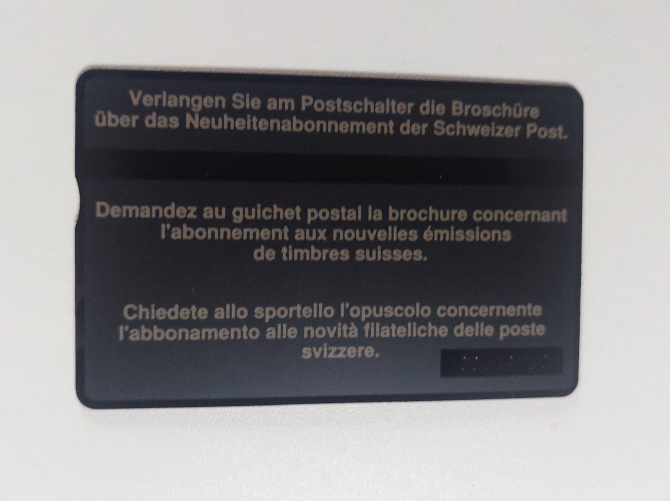 Swisscom Schede telefoniche: Taxcard 10.- mit Briefmarke "Europa" – Usato da Erlinsbach venduto da pfunky 1
