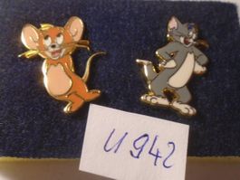 Tom & Jerry Pins, 2er Set (U942)