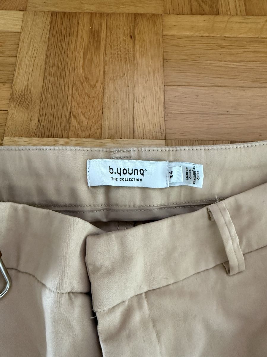 Pantaloni: B.Young Damenhose, Beige, Gr. 34, NEU – Nuovo (secondo la descrizione) da Richterswil venduto da Isabell95 1