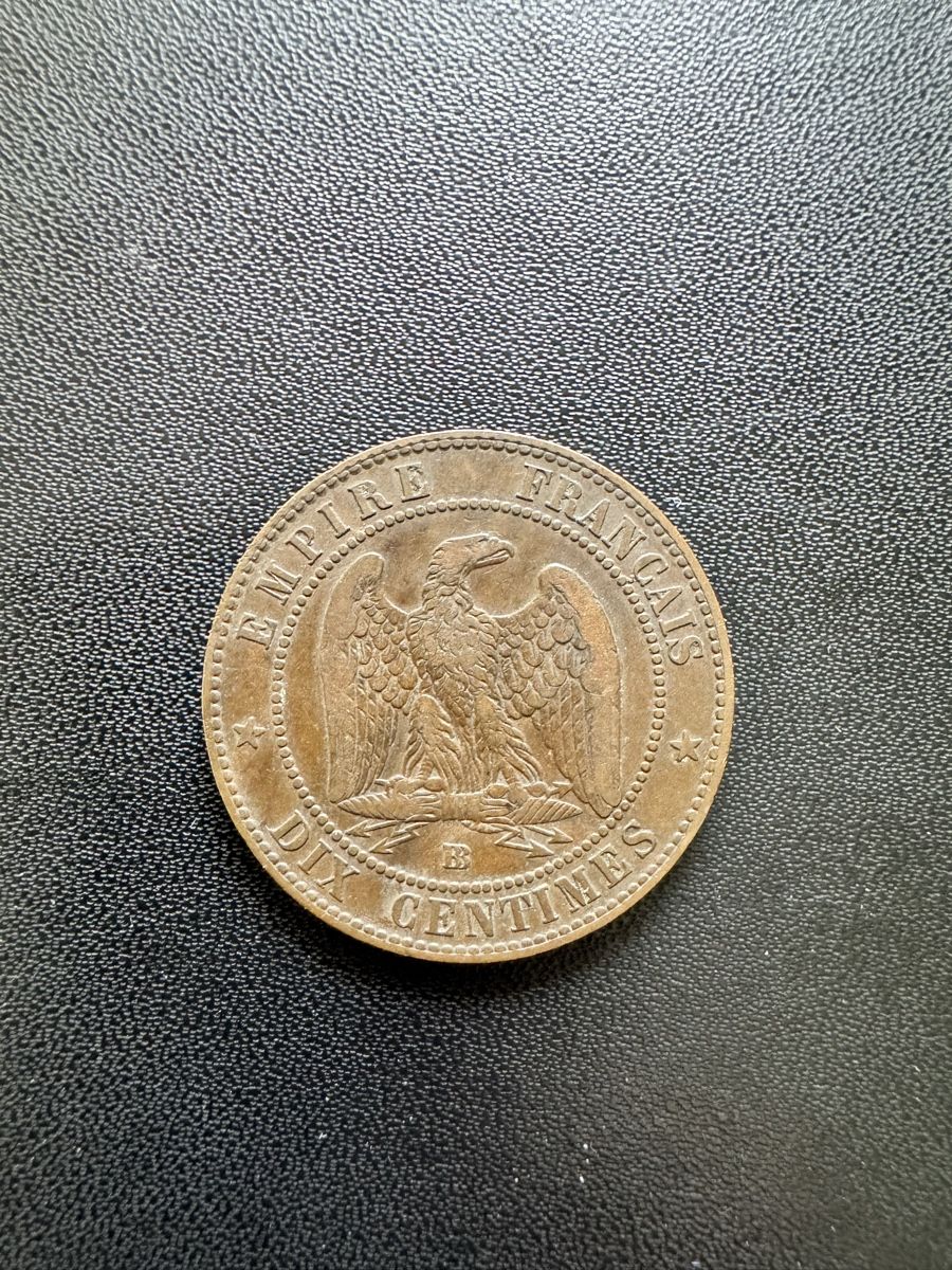 Alle Münzen: Frankreich - 10 Centimes 1854 BB Strasbourg – Gebraucht aus Meilen von coins4sale 1