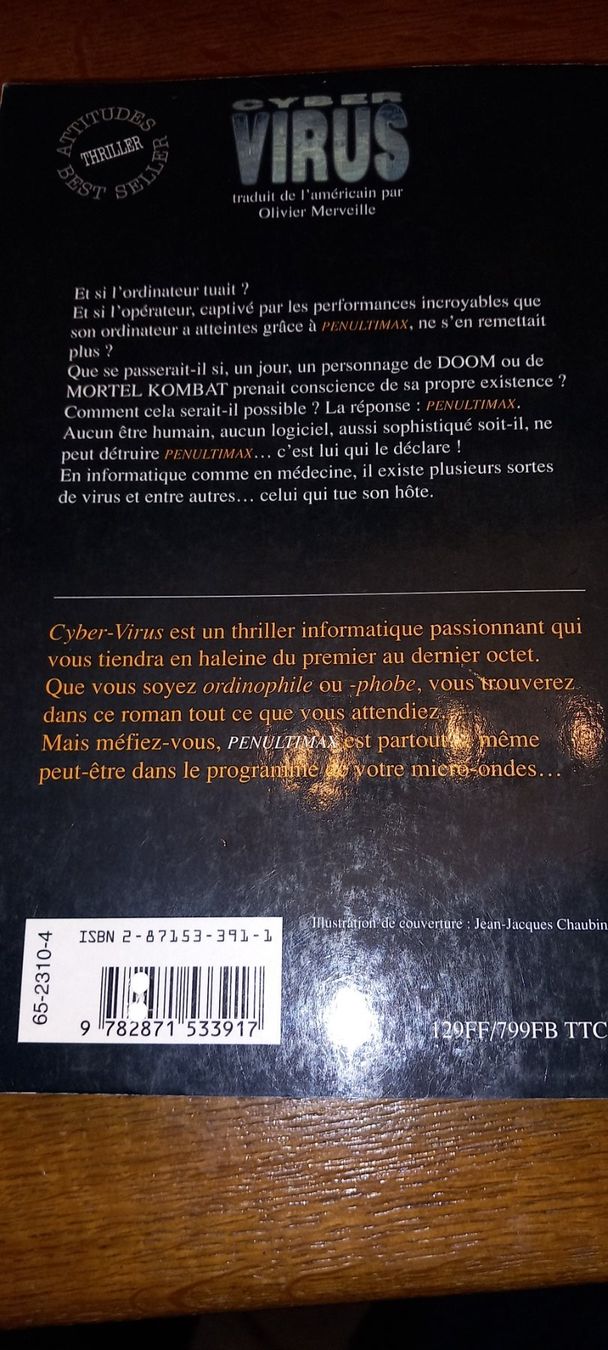 Libri: Cyber virus – Usato da Le locle venduto da juliensaran 2