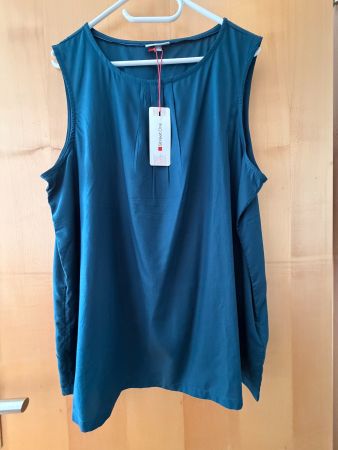 Street One Top ärmellos NEU mit Etikette Gr. 44 Petrol