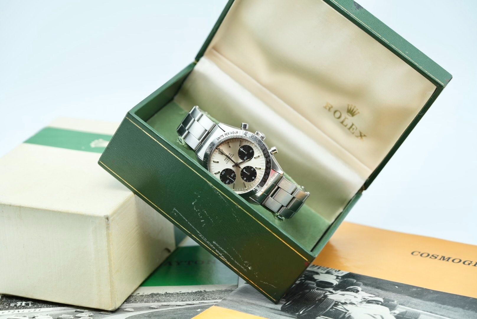 Rolex Orologi: Rolex Daytona Ref.6239 Full Set 1967 impeccable condition – Usato da Lugano venduto da Superstudiolugano