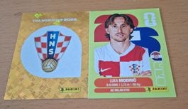 Panini WM 2026 Modric CR0 9 & CRO Wappen 1 Swiss Edition