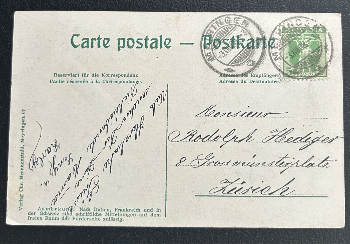 Cartoline postali: AK Grimsel Hospiz  – Usato da Horw venduto da Tellbub 1
