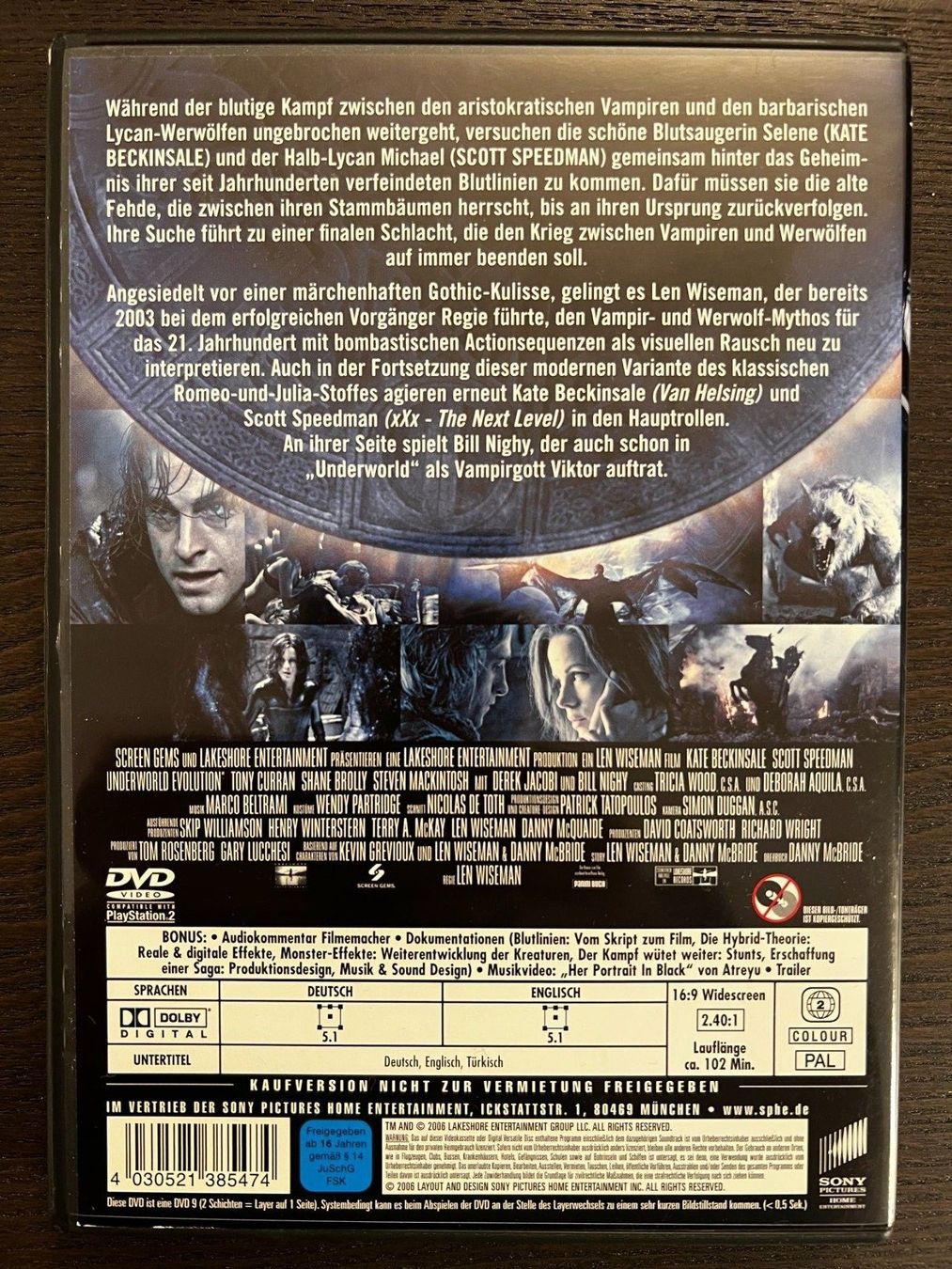 Tous les DVDs: Underworld Evolution – D'occasion à Zürich par FilmFreunde 1