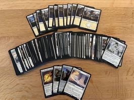 100 zufällige Magic Karten Farbe weiss + 20 Land Karten