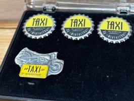 Taxi Winterthur: Seltene Pins, Sammlerstück, Kunststoff-Box