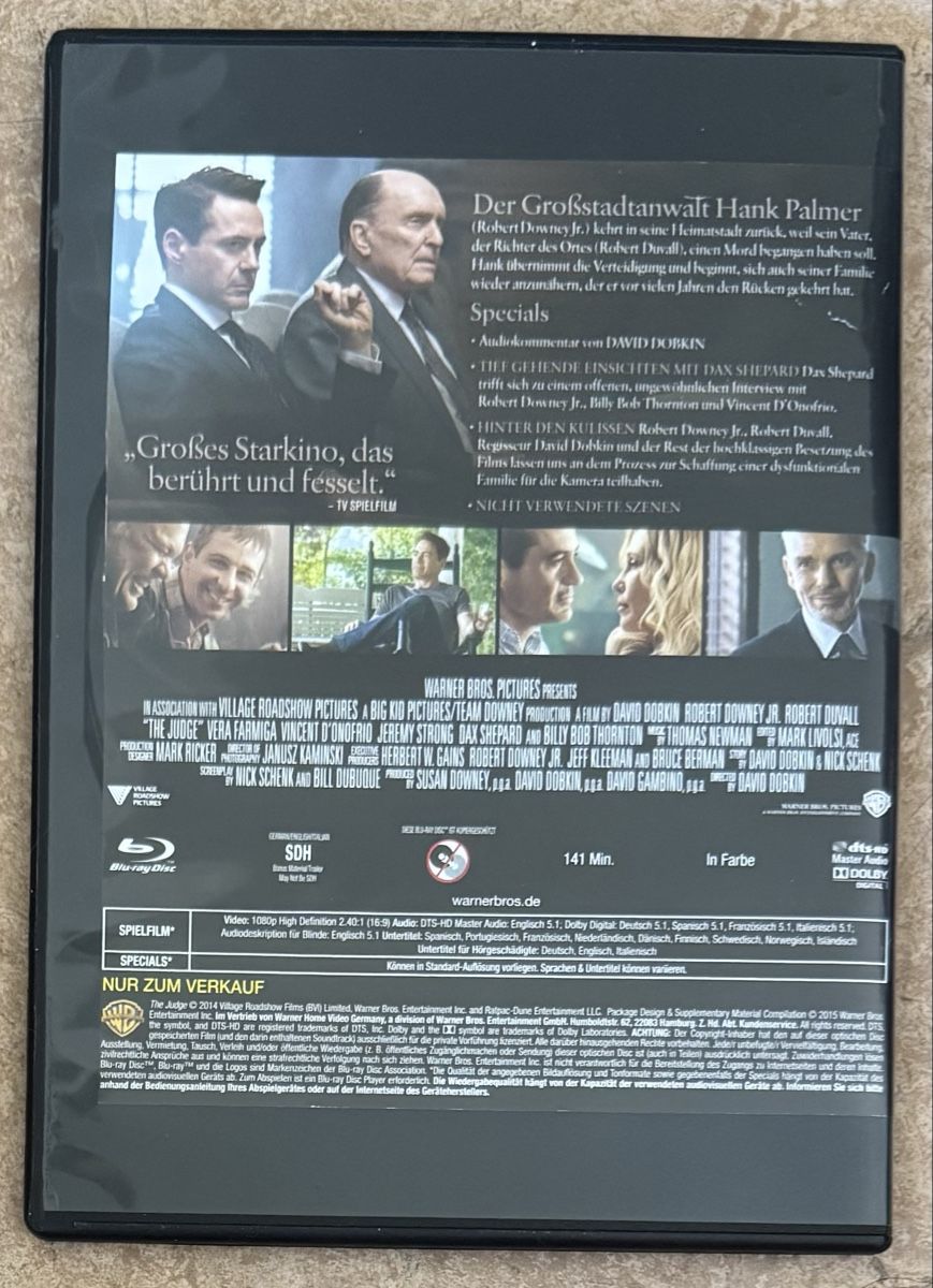 Tutti i DVDs: DER RICHTER  – Nuovo (secondo la descrizione) da Dietikon venduto da AndreaSch01 1