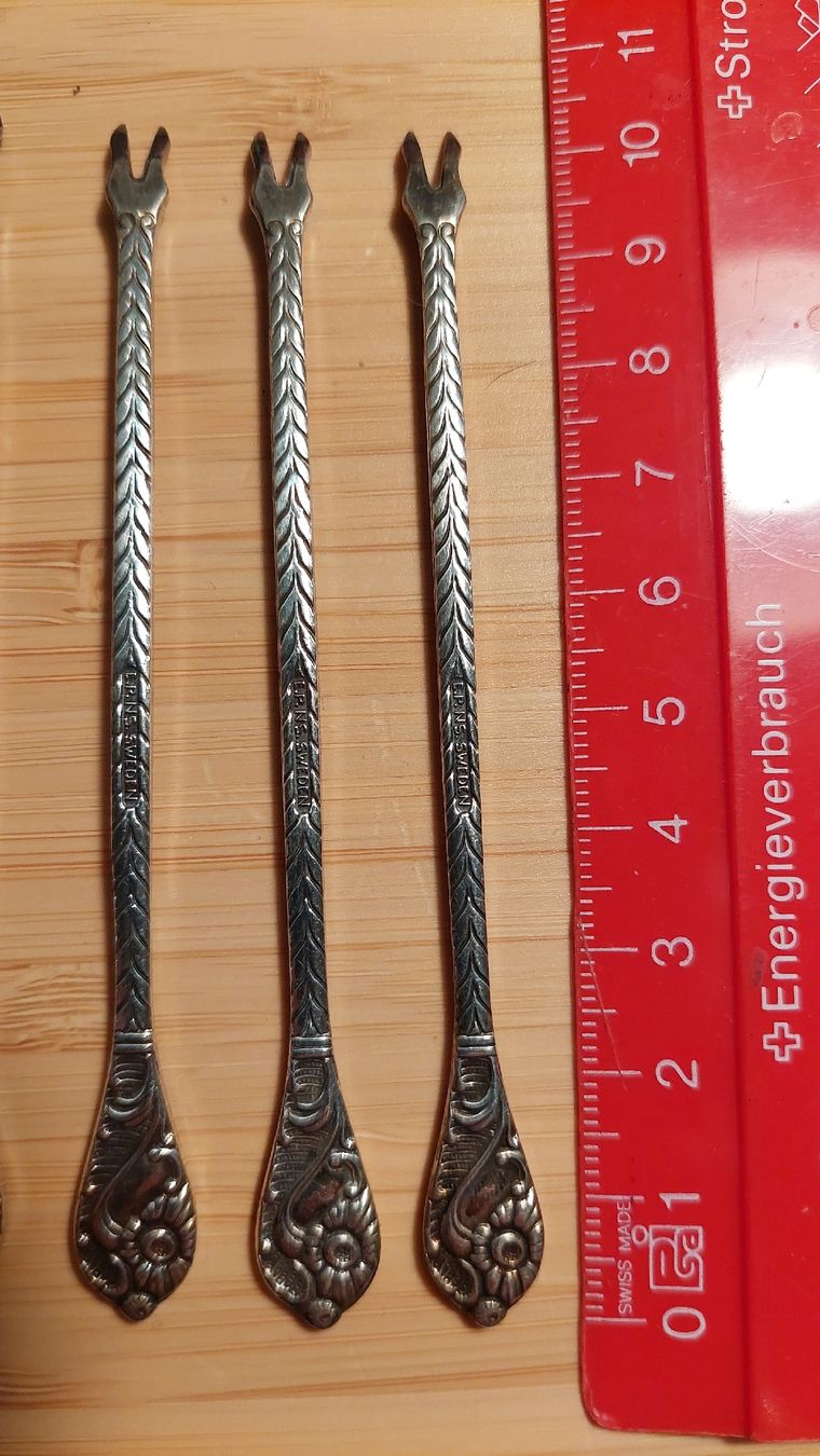 Forchette: 6 versilberte Cocktail Gabeln EPNS Sweden – Usato da Unterkulm venduto da joerg221081 7