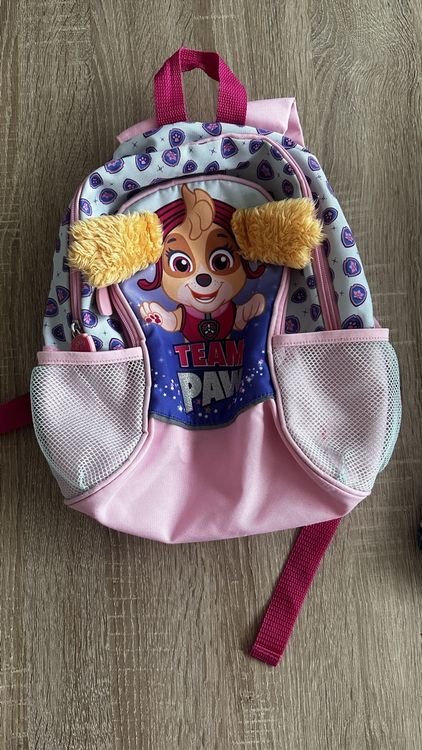 PAW PATROL Skye Craft Rucksack – Mit Stiften, Stickern & Puzzle, Kinderrucksack Für Schule & Unterwegs