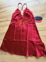 Roter Nachthemd mit  Spitze, Hunkelmöller, Gr. S Neu!