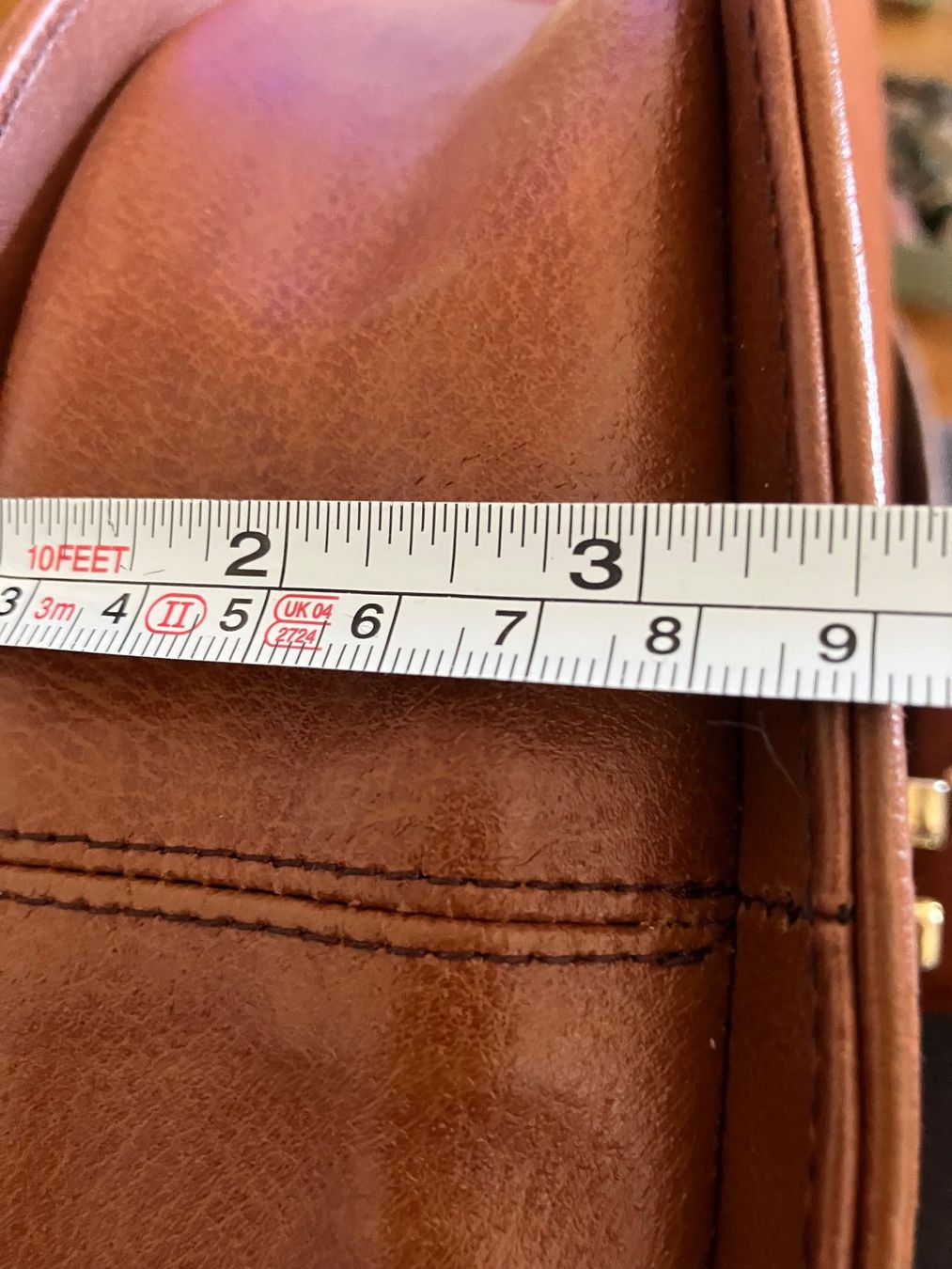 Borse da donna: Sac à main vintage marron JP forme originale – Usato da Peseux venduto da CharmeCommerce511 3