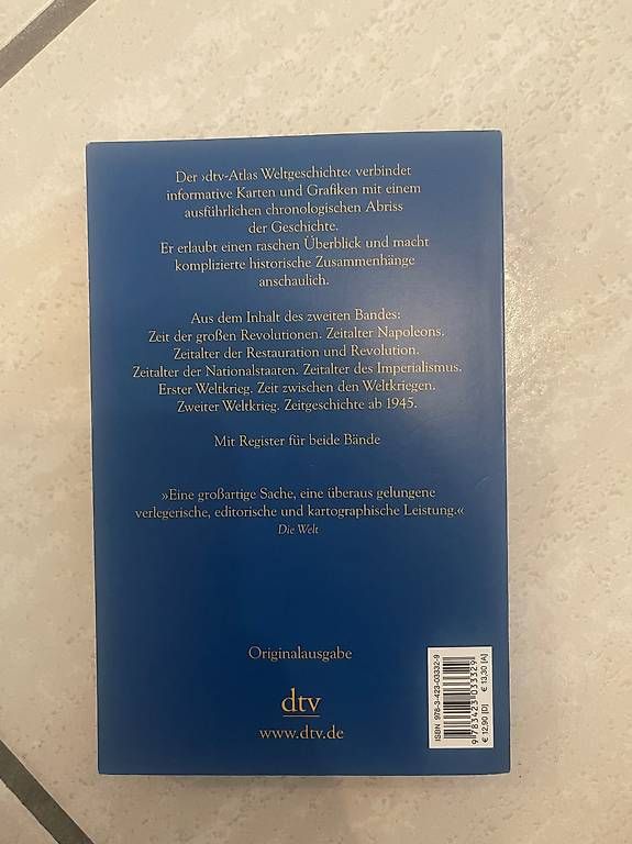Libri: DTV Atlas Weltgeschichte – Usato da Lausen venduto da sim_hgp6 1