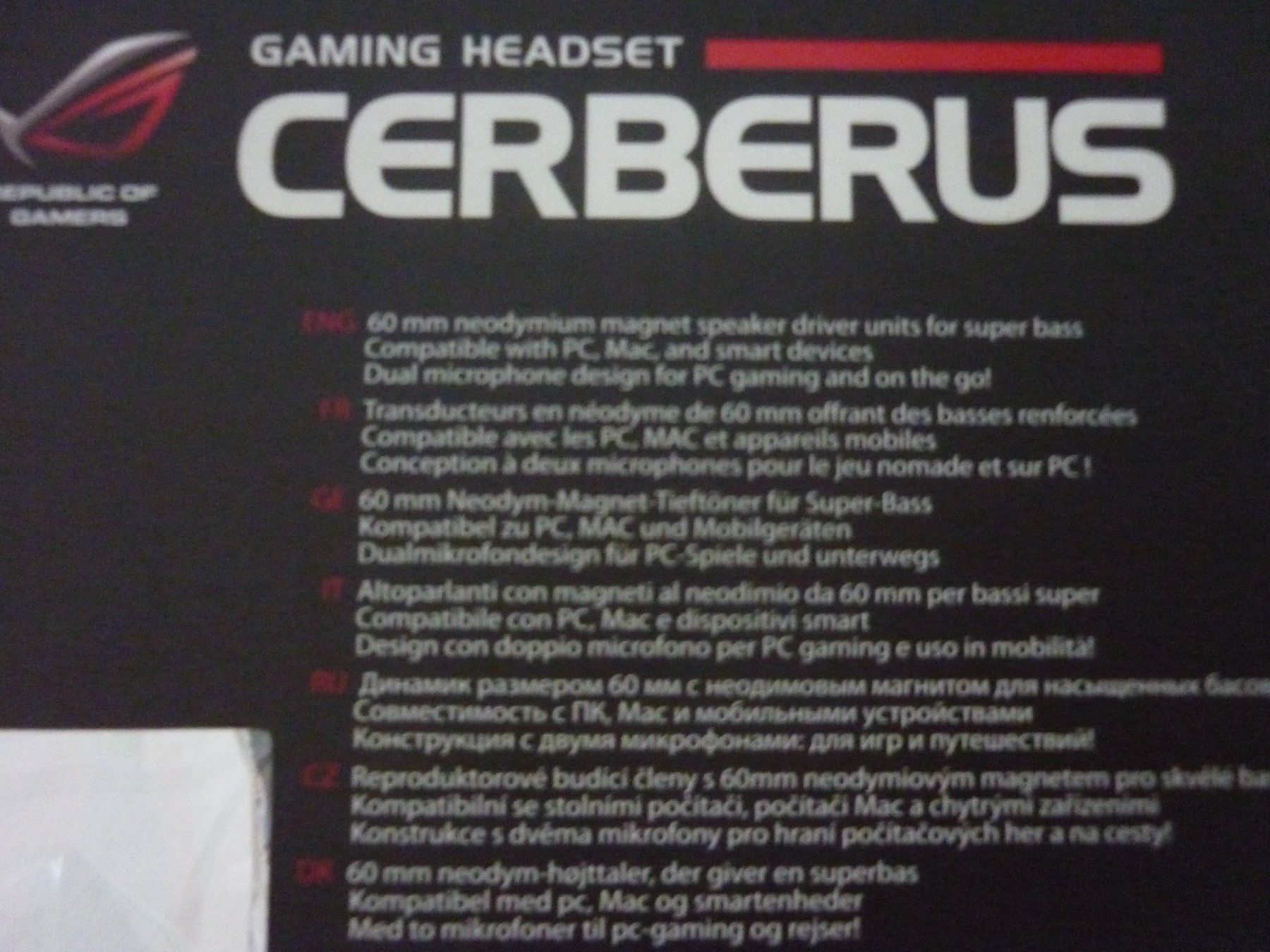 Cuffie: Gaming Headset Cerberus – Nuovo (secondo la descrizione) da Vaduz venduto da red94angel 2