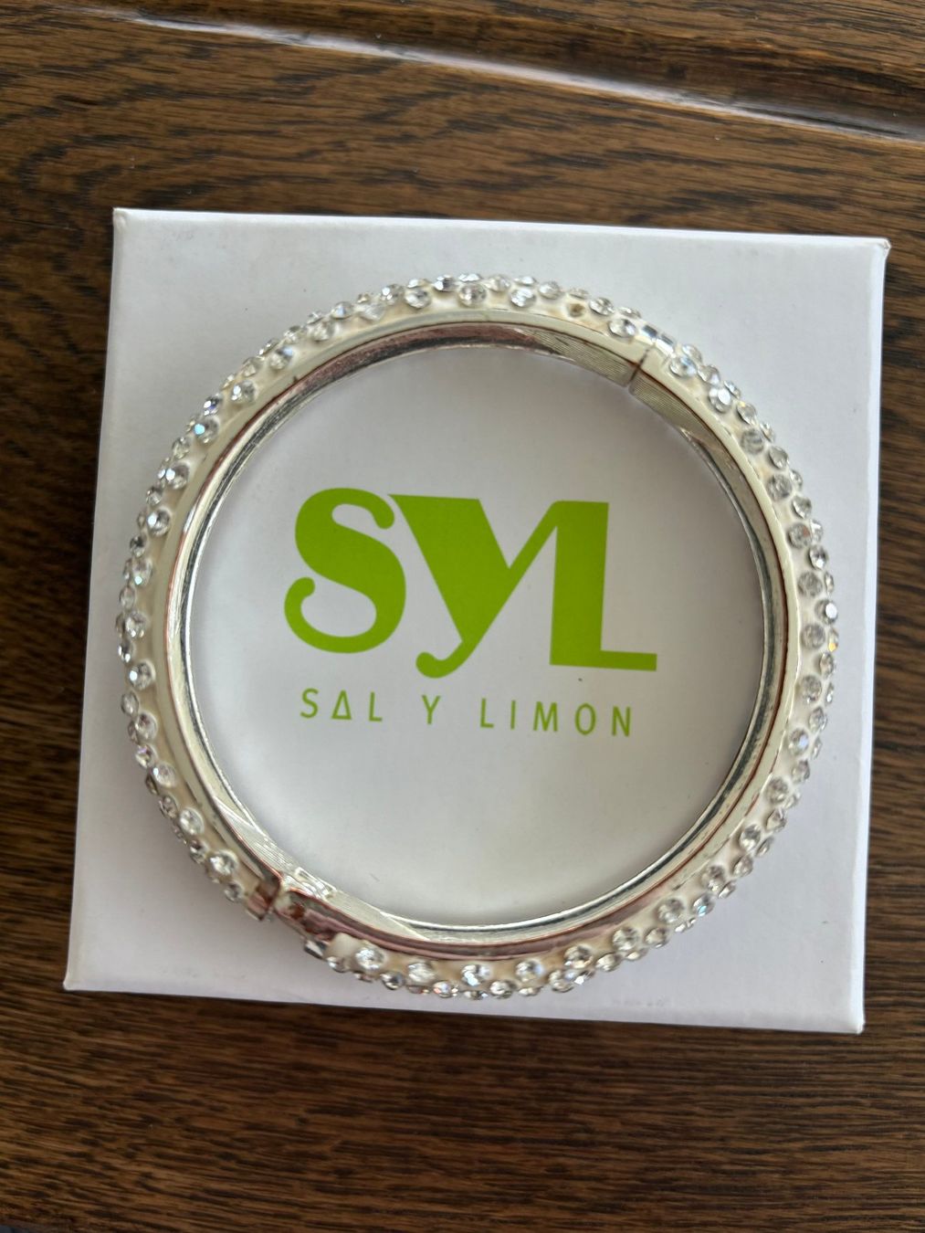 Bracciali & Braccialetti: Sal y Lemon silberfarben mit Glitzersteinen – Usato da Stäfa venduto da phoebe06
