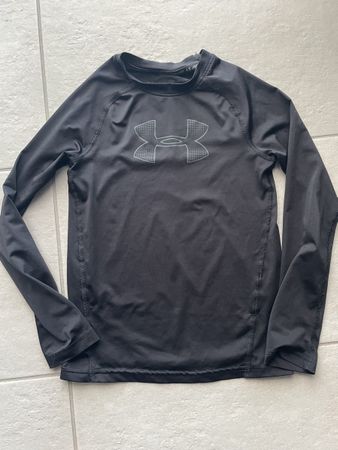 Under Armour HeatGear Shirt YSM Schwarz, Top Zustand!