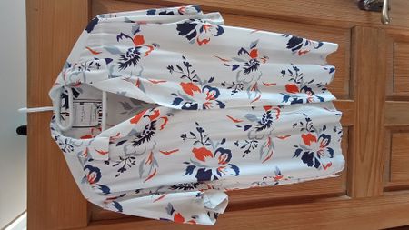 Kurzarm Hemd von Denim&Flower, Grösse L, wie neu!