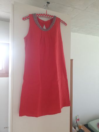 Kleid aus Leinen Gr. S/M