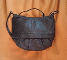 Vintage Handtasche aus Echtleder in Braun, Top Zustand!