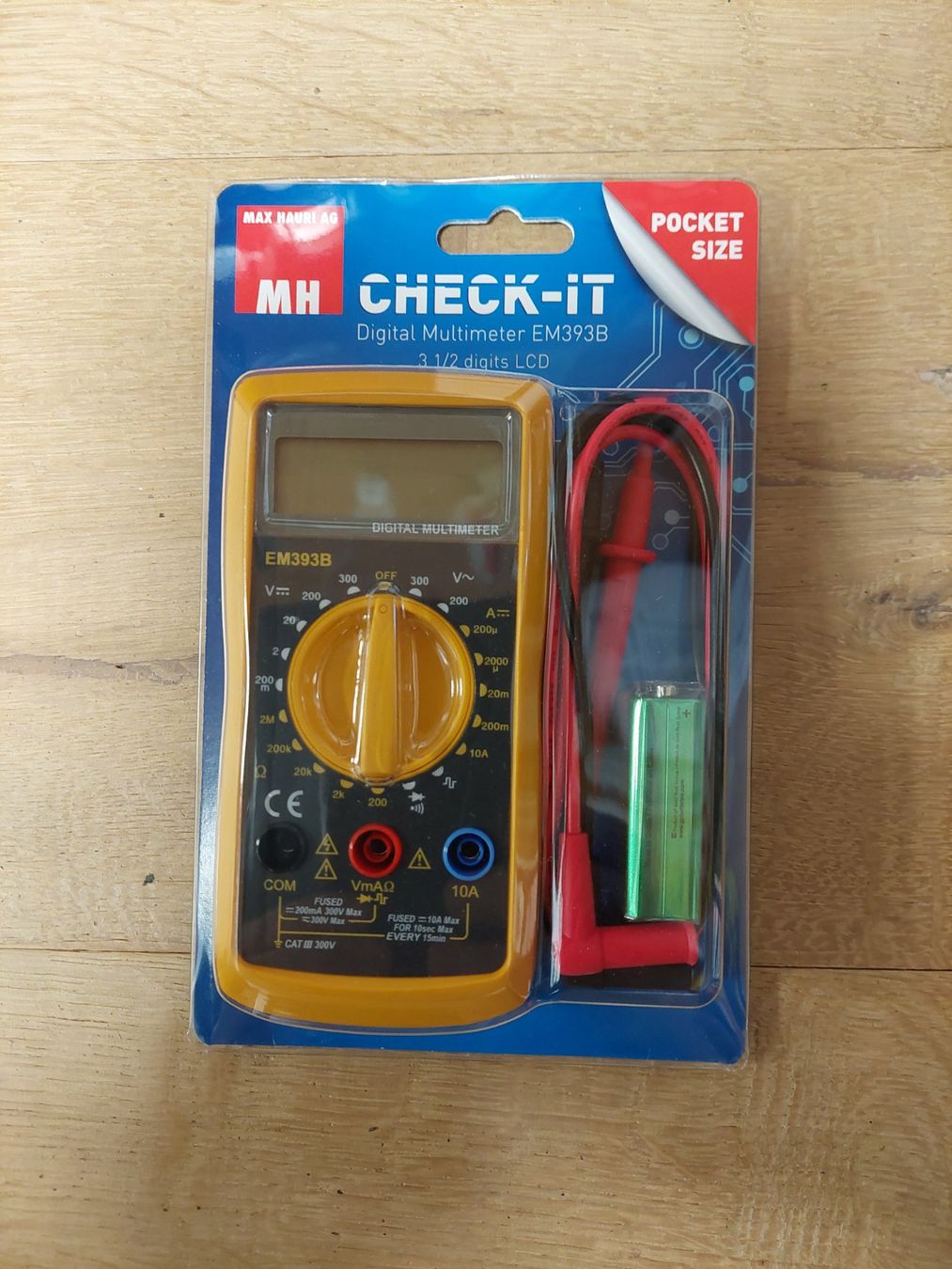 Misurare: Digital Multimeter Max Hauri EM393B – Nuovo e nell'imballaggio originale da vogelsang ag venduto da ConcordeZH1