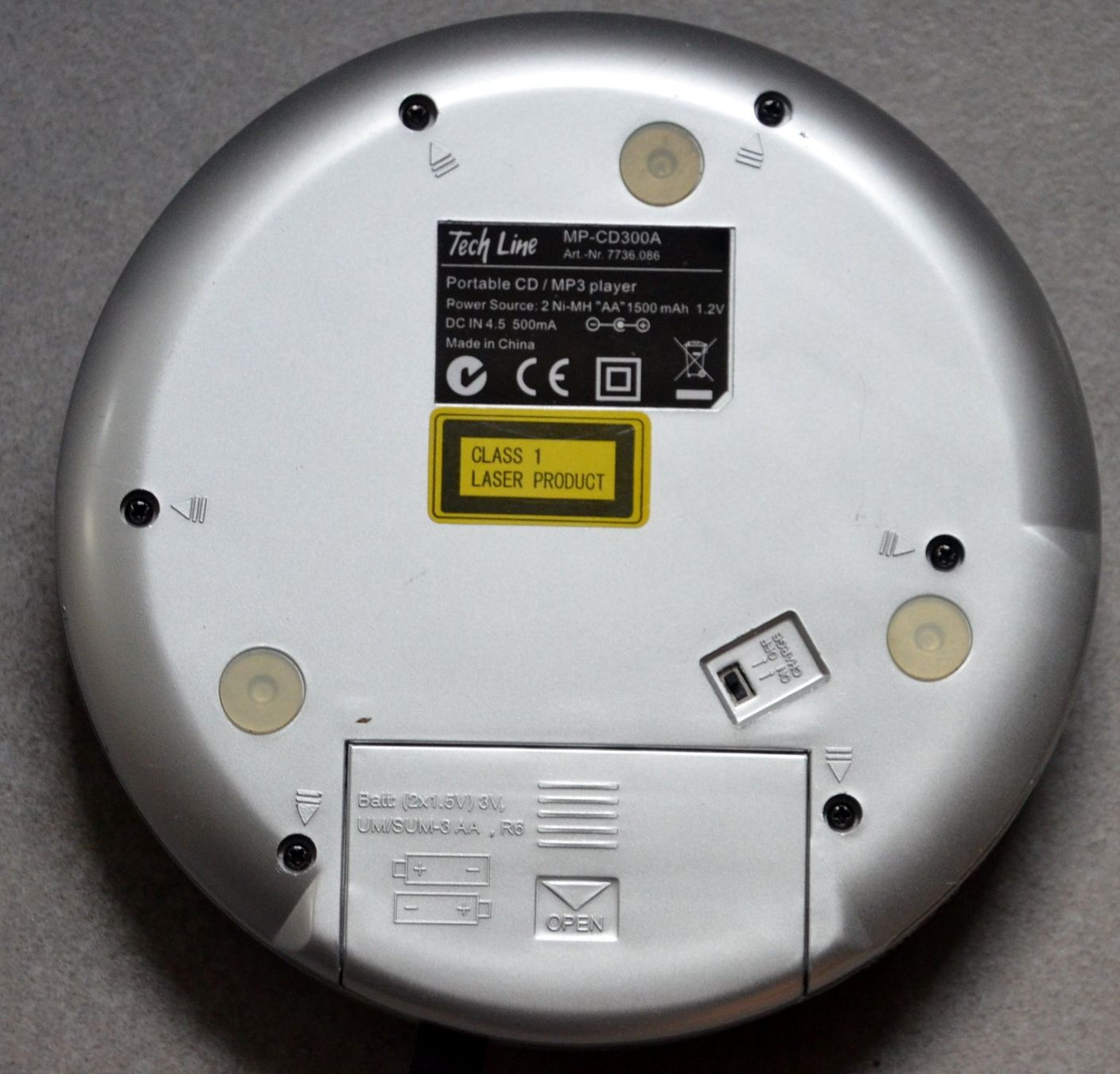 Tragbarer Mediaplayer: Discman Techline MP-CD 300A – Gebraucht aus Collonges von arashee 3