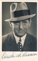 Hans Heinz Bollmann 1889-1974 Autogramm Vintage Foto 9x14cm