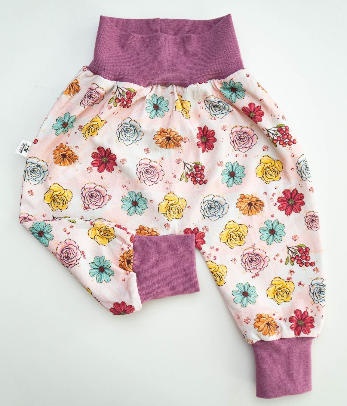 Pantaloni: Pumphose mit Blumen Gr.62/68 NEU – Nuovo e nell'imballaggio originale da Zürich venduto da sambaum