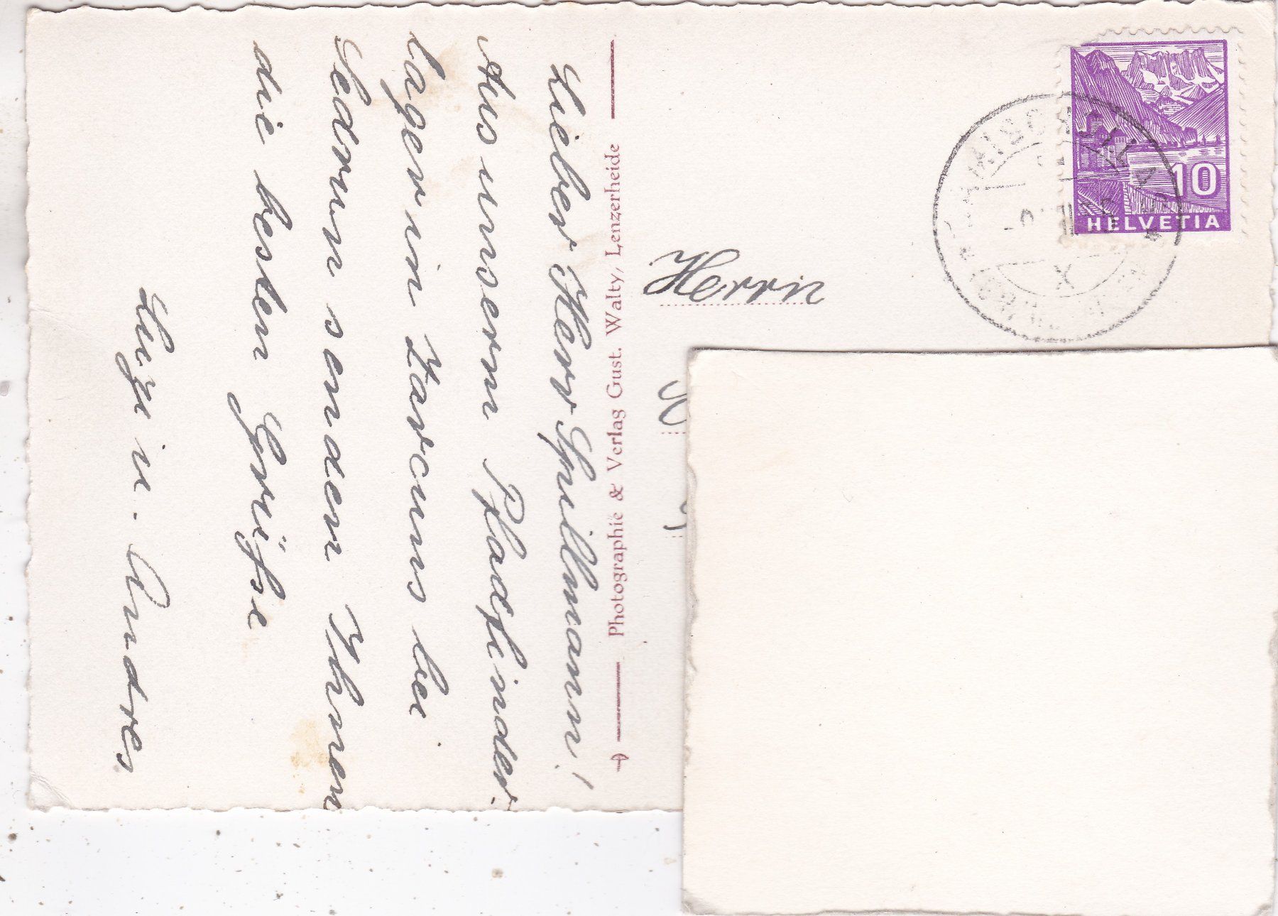 Cartes postales: Sedrun 1935 – D'occasion à Herisau par Lisegrat2008 1