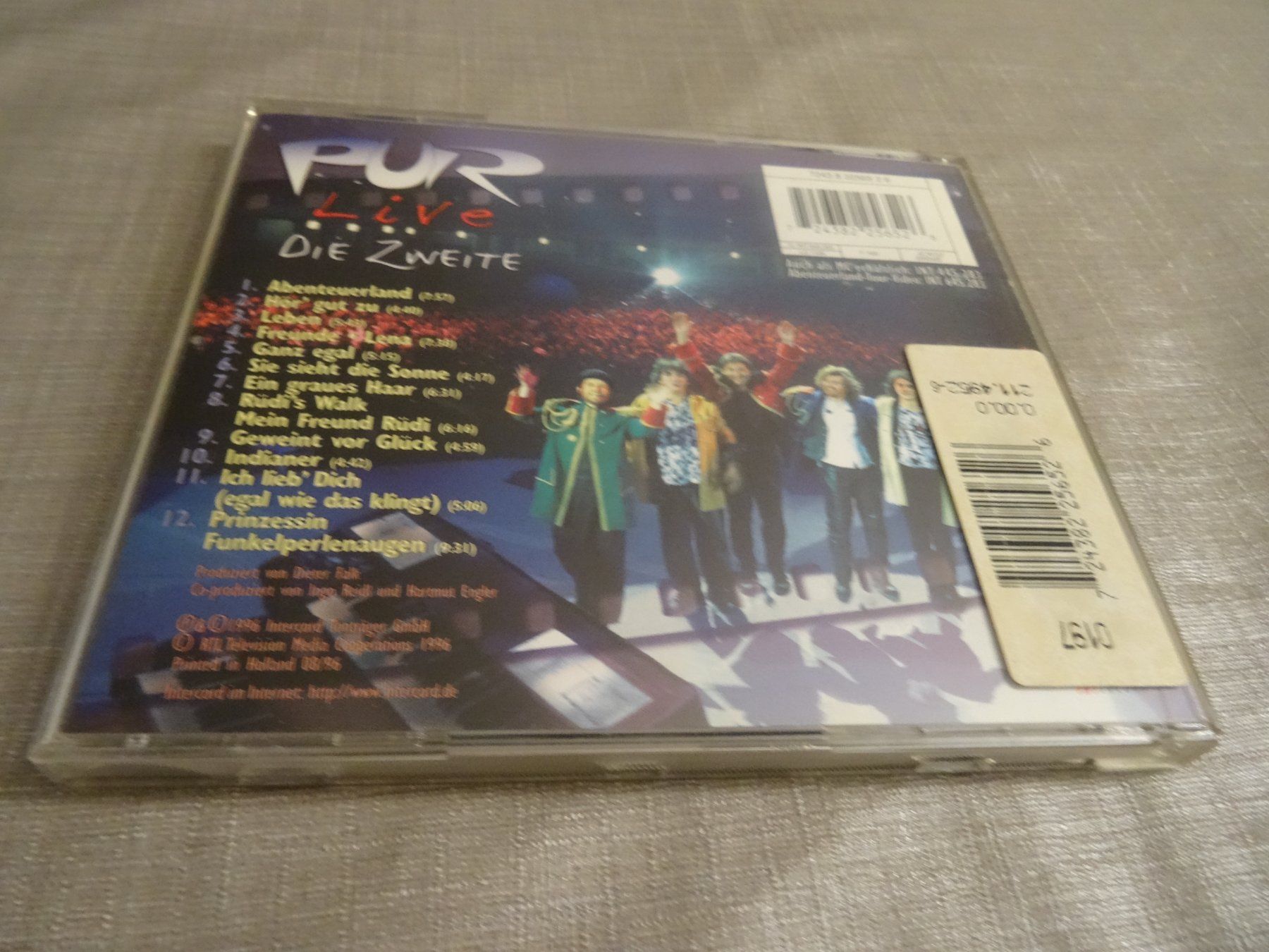 CD: PUR Live - Die Zweite CD - – Usato da Olten venduto da Disc-Ausverkauf 1