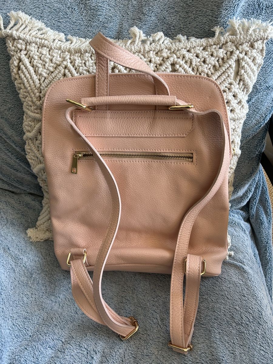 Zaini: Rucksack Leder rosa neu – Nuovo (secondo la descrizione) da Wohlen b. Bern venduto da Honeypie 1
