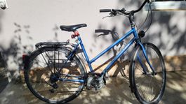 Damenvelo TDS Eco blau, Grösse M (155 - 175 cm)