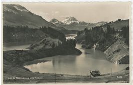 Lac de Montsalvens et le Moléson