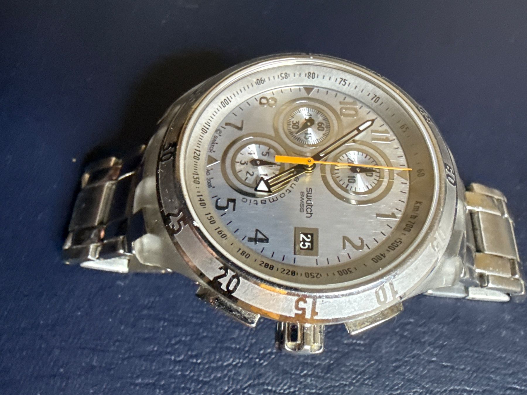 Swatch Uhren: Swatch Chrono Automatic 44 mm – Gebraucht aus Pfeffingen von Allhandelklgwatches 1