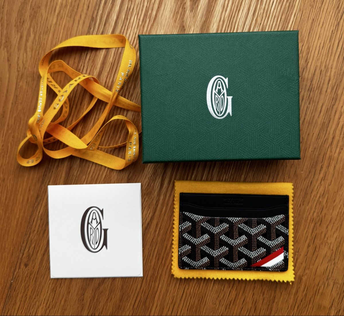 goyard card holder limited edition Goyard St. Sulpice Card Holder Black/Tan main image 0