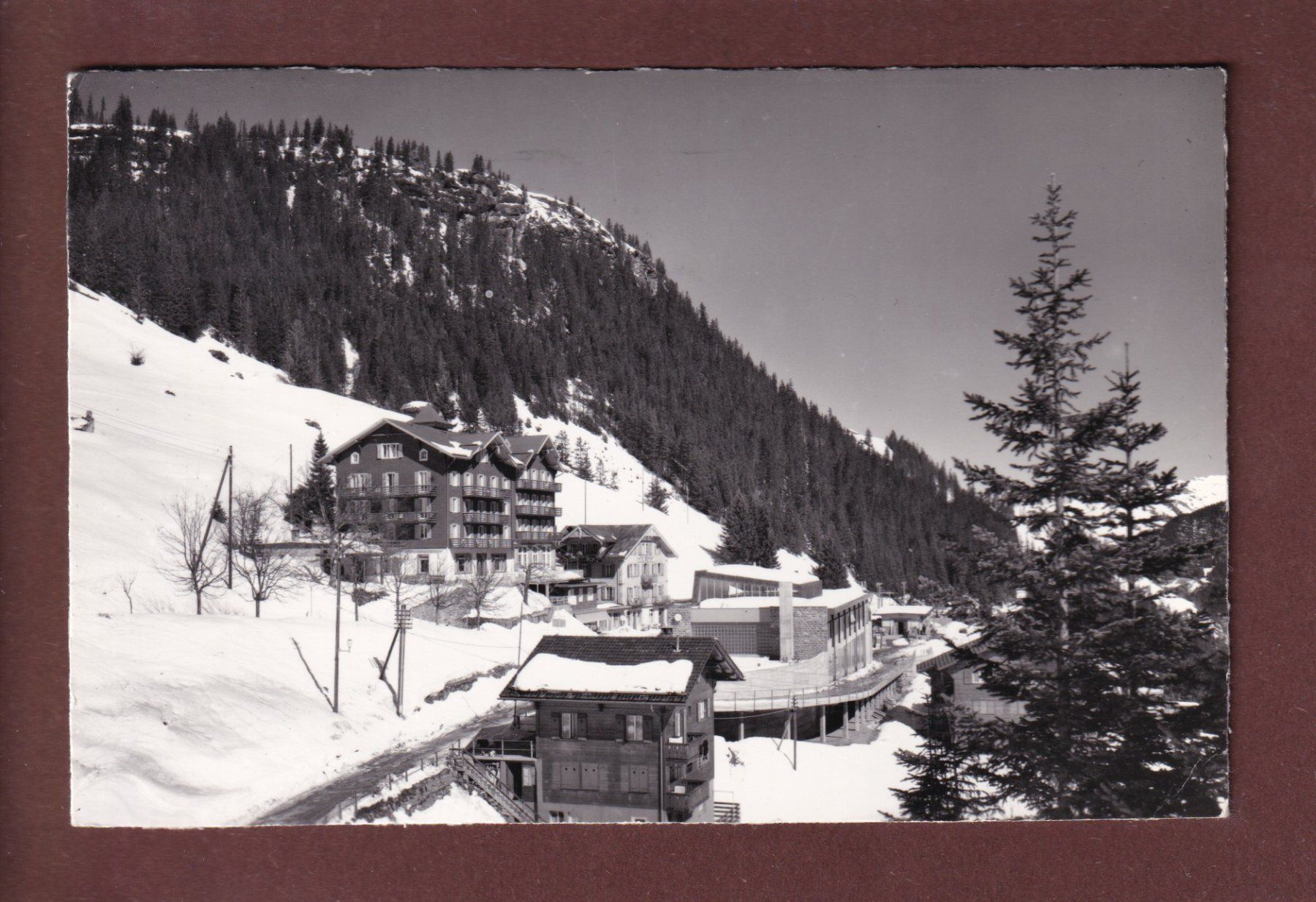 Cartoline postali: MÜRREN - Hotel Eiger - 1960 – Usato da Pully venduto da nicecards