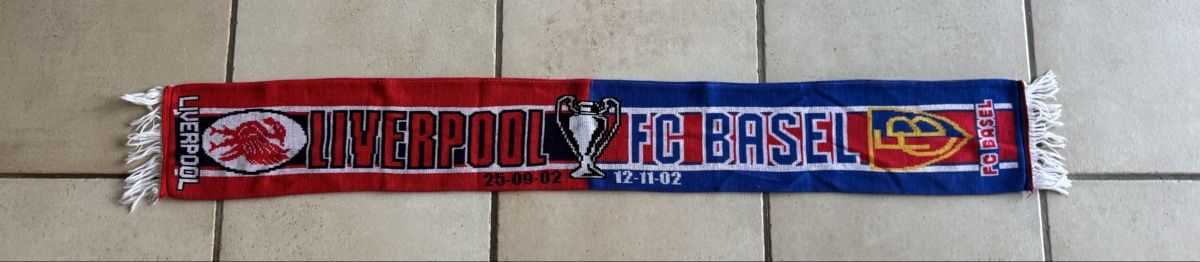 FC Basel Foulard & Sciarpe: Liverpool - Fc Basel Schal – Usato da Lenzburg venduto da Meister_k 1