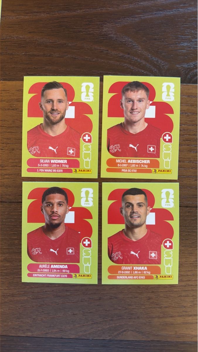 Cartes: Panini Card Schweiz – Neuf (Voir description) à Zürich par mcdcd