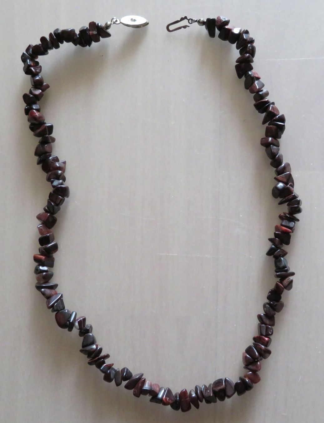 Catenine: Halskette rustikal Steine rotbraun, 50 cm – Usato da Oberriet SG venduto da ganesh435 2