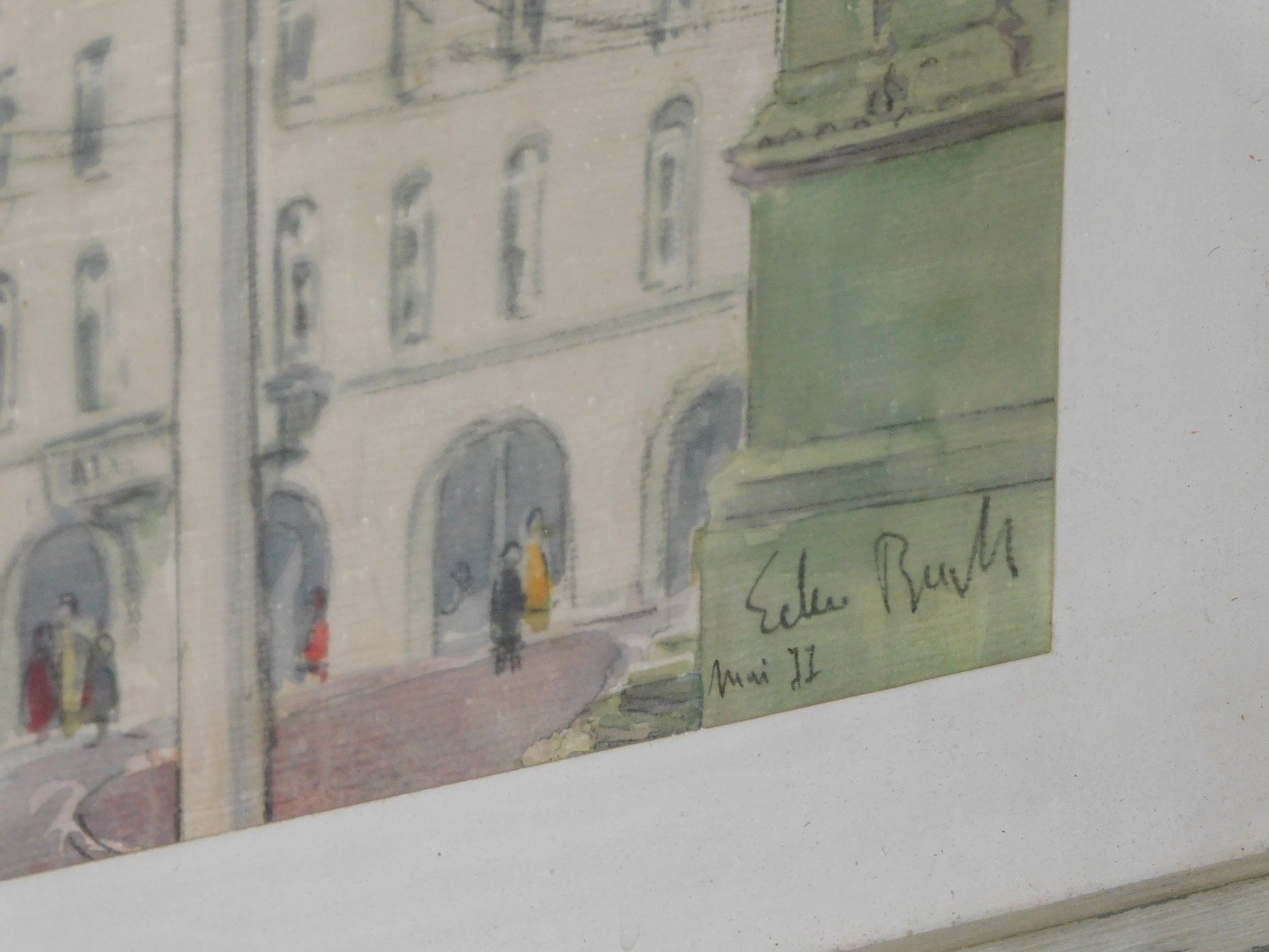 Dipinti: Kunst Aquarell  v Edwin Buchs signiert   Gemälde – Usato da Sursee venduto da 76 3