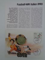 Münzbrief - Fussball-WM Italien 1990