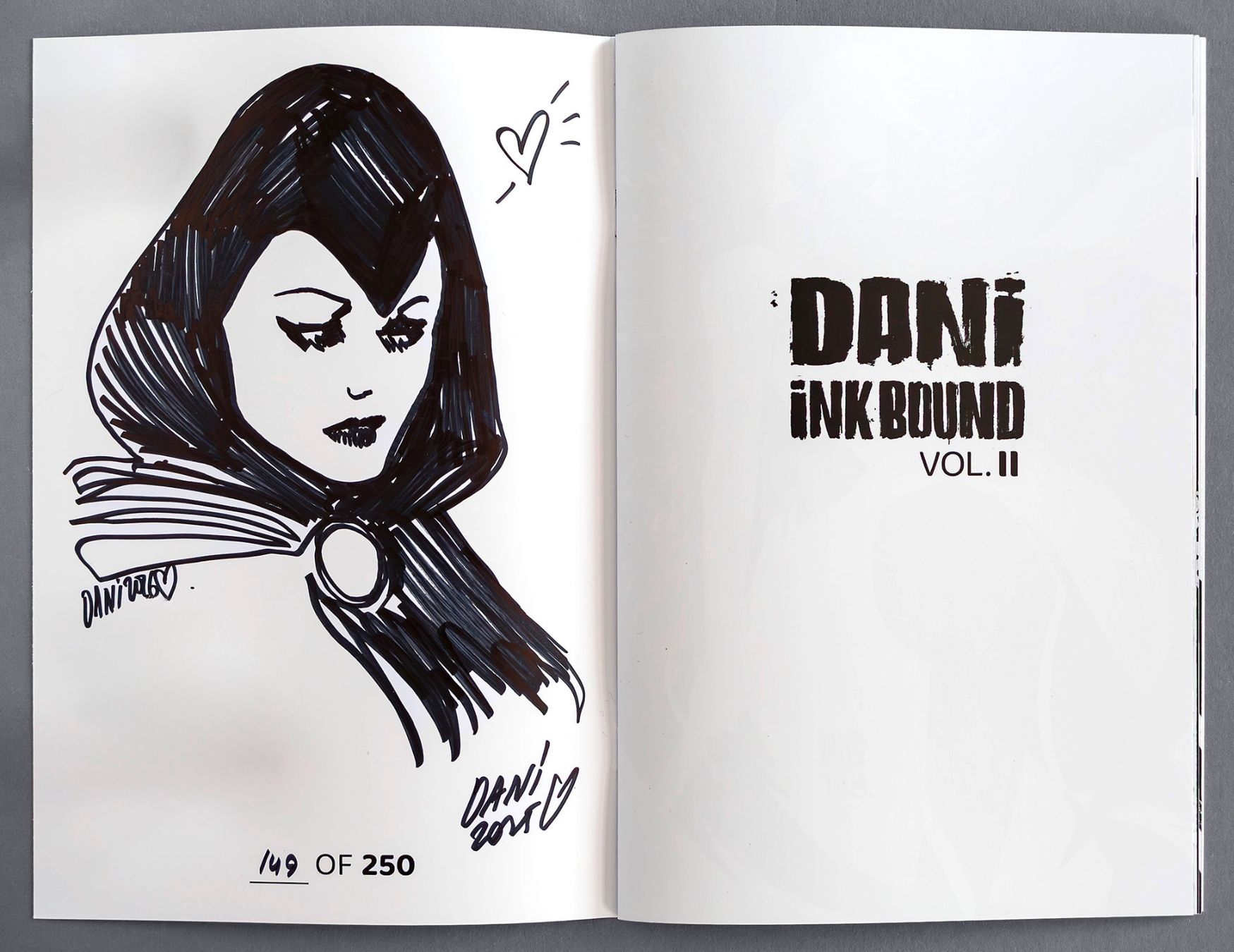 Comics: DANI STRIPS - INKBOUND II - SKETCHBOOK SIGNED RAVEN SKETCH – Neu (gemäss Beschreibung) aus St. Gallen von kobayashi-maru 1